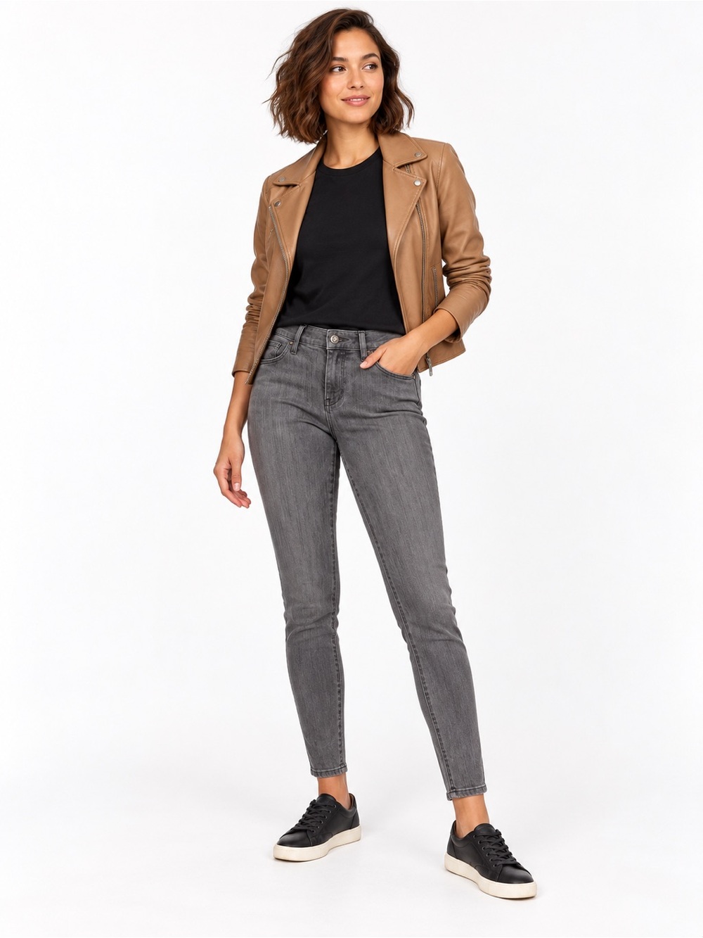 Madewell Women's Gray Wash Low Rise Grunge Punk Y2K Skinny Denim Jeans Size 24